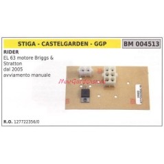 Tarjeta electrónica CASTELGARDEN rider EL 63 motor Briggs&stratton 004513