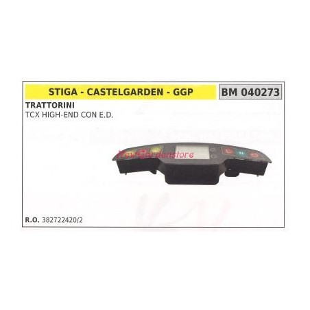 Carte électronique carte horaire CASTELGARDEN tracteur TCX HIGH END AVEC E.D 040273 | Newgardenstore.eu