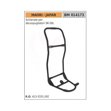 Schienale per decespugliatore SK-26L MAORI JAPAN | Newgardenstore.eu