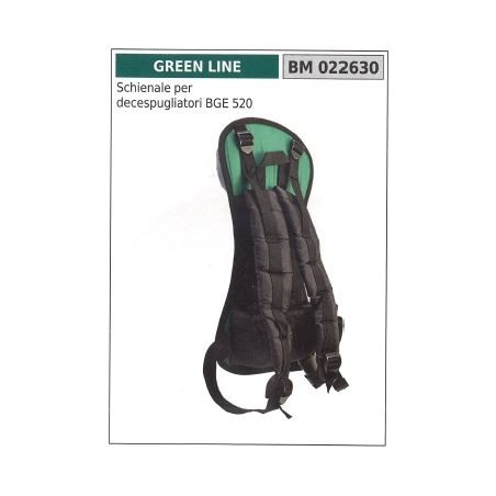 Schienale per decespugliatore spalleggiato a spalle BGE 520 GREEN LINE | Newgardenstore.eu