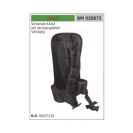 Sac à dos pour débroussailleuse VR540(S) KAAZ | Newgardenstore.eu