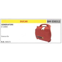 Carcasa derecha DUCAR para generador D 1000i