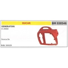Bastidor derecho DUCAR para generador D 2000i
