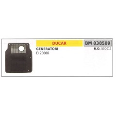 Schalldämpfergehäuse des DUCAR-Generators D 2000i 038509 | Newgardenstore.eu