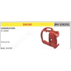 DUCAR left housing for D 1000i generator | Newgardenstore.eu