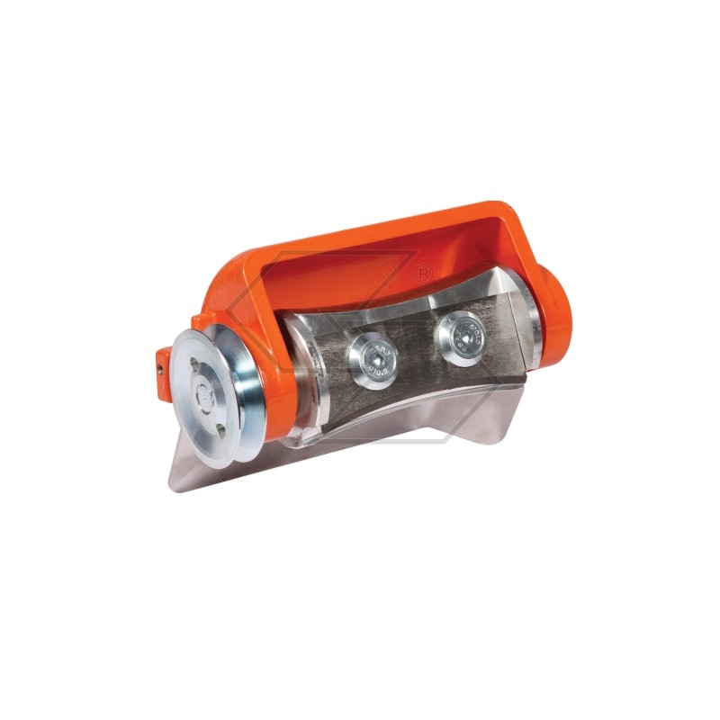 2-blade hollow roller debarker TYPE 117LT with 10 mm slot for chainsaws