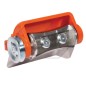 2-blade hollow roller debarker TYPE 117LT with 12 mm slot for chainsaws