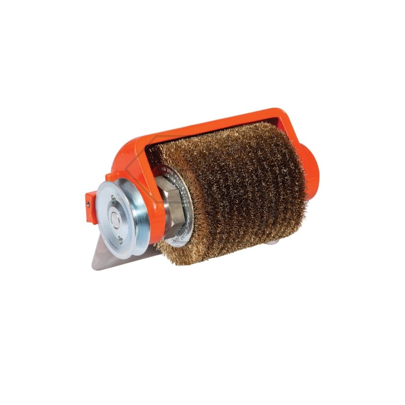 Ecorceur à brosses métalliques TYPE 117 SP avec fente de 10 mm pour tronçonneuses