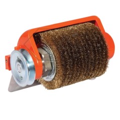 Wire brush debarker TYPE 117 SP with 12 mm slot for chainsaws | Newgardenstore.eu