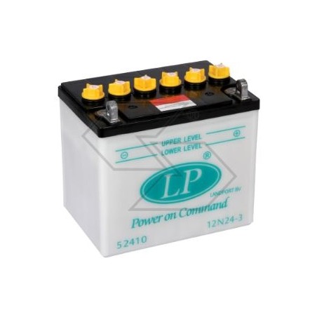 Batteria elettrica per vari modelli DRY 12N24-3 24 Ah 12 V polo + destra | Newgardenstore.eu