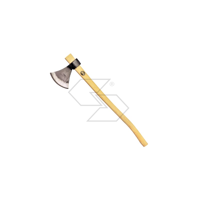 Trentino-type axe with 90 cm handle glossy painted weight 1.2 kg