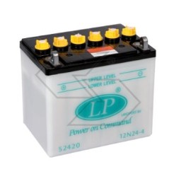 Battery pack for various DRY 12N24-4 models 24 Ah 12 V pole + left