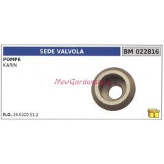 UNIVERSAL valve seat Bertolini pump KARIN 022816 | Newgardenstore.eu