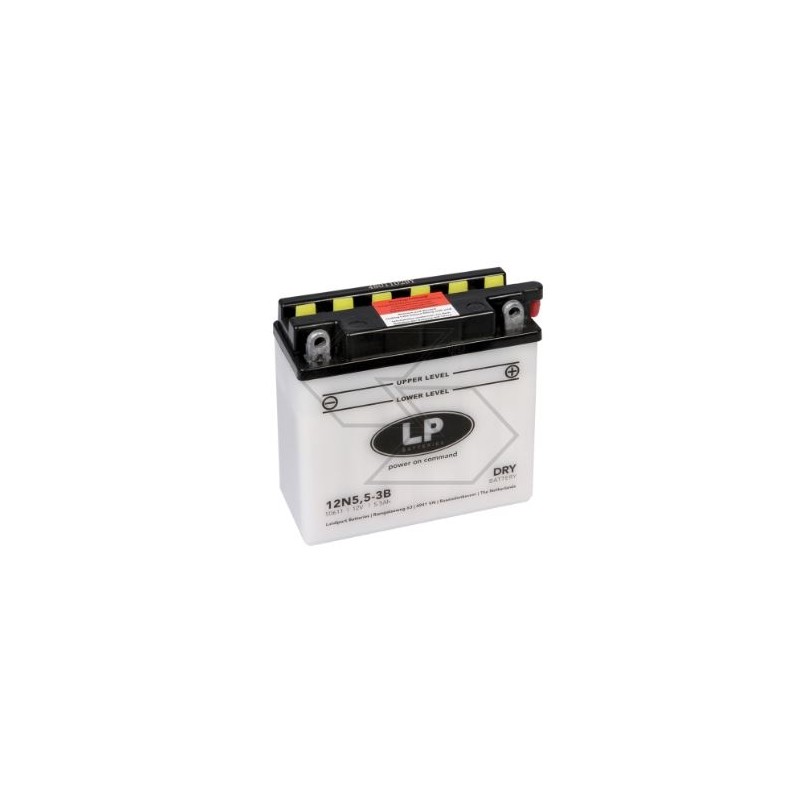 Batteria elettrica per vari modelli DRY 12N5.5-3B 5,5 Ah 12V polo + destro