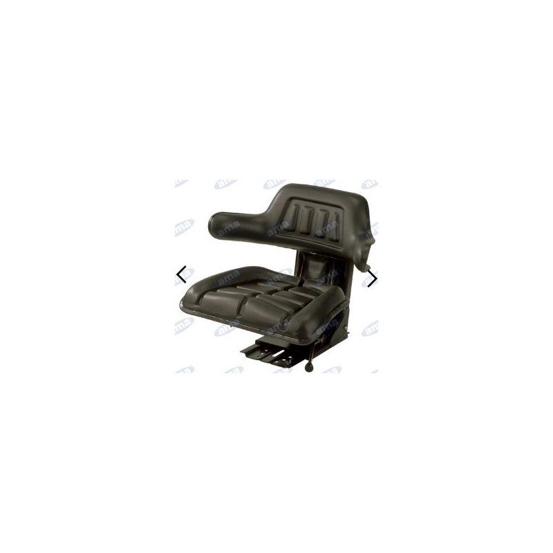 Economic wrap-around seat with adjustable suspension for agricultural tractor 12615