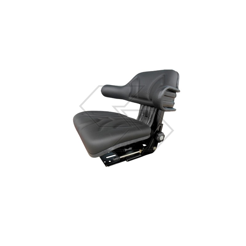 GRAMMER black pvc wrap-around seat for agricultural tractor