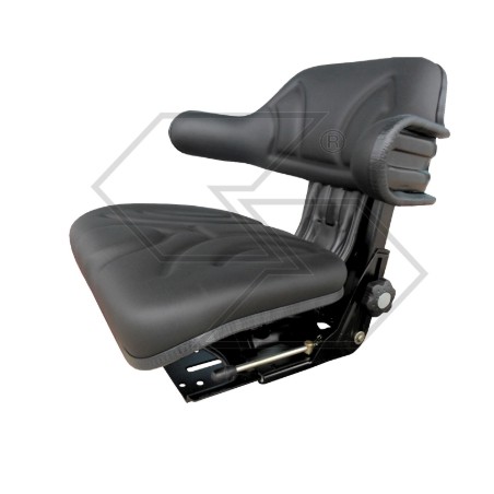 GRAMMER black pvc wrap-around seat for agricultural tractor | Newgardenstore.eu
