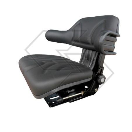 Siège enveloppant en pvc noir pour tracteur agricole | Newgardenstore.eu