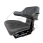 Asiento envolvente pvc negro para tractor agrícola NEWGARDENSTORE A03068