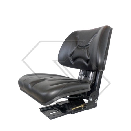 Standard wraparound seat with black pvc tilt base GRAMMER for tractor | Newgardenstore.eu