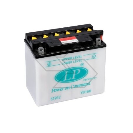 Battery pack for various DRY CB16-B models 19 Ah 12V pole + left | Newgardenstore.eu