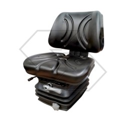 GRAMMER asiento de suspensión mecánica de pvc negro para tractor | Newgardenstore.eu