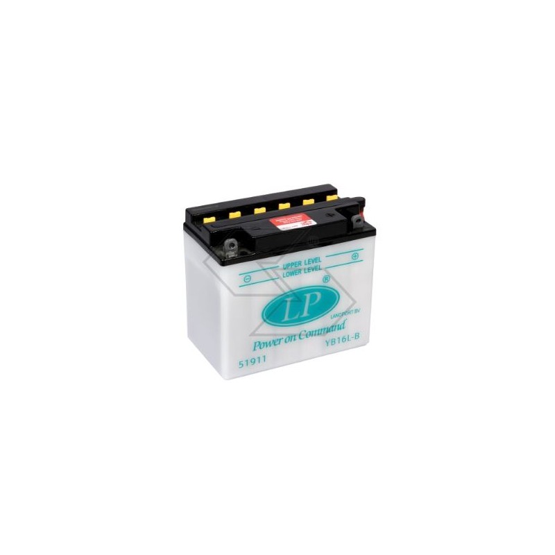 Battery pack for various DRY CB16L-B models 19 Ah 12V polo + right