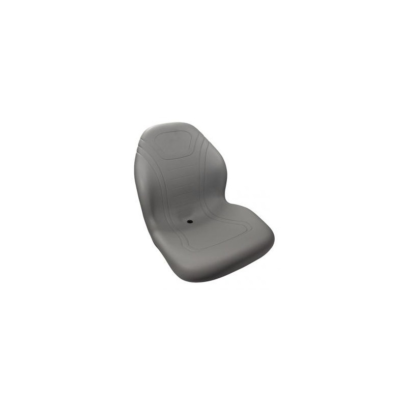 Grey lawn tractor seat height 533 mm width 483 mm