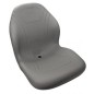Grey lawn tractor seat height 533 mm width 483 mm