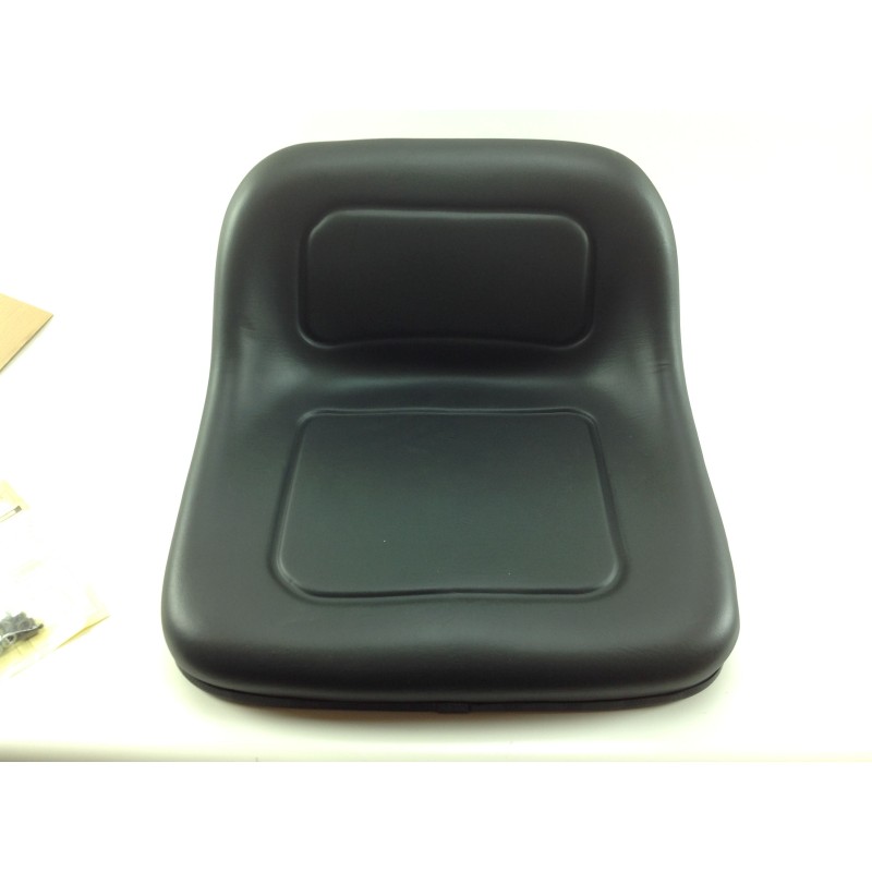 Siège rembourré en PVC pour tracteur tondeuse universel, tracteur agricole percé A02941