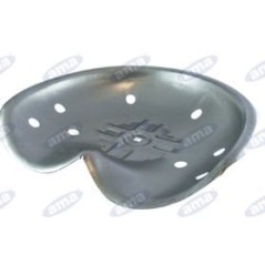 Small sheet metal seat for agricultural tractor tractor