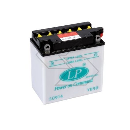 Battery pack for various DRY CB9-B models 9 Ah 12V Pole + left | Newgardenstore.eu