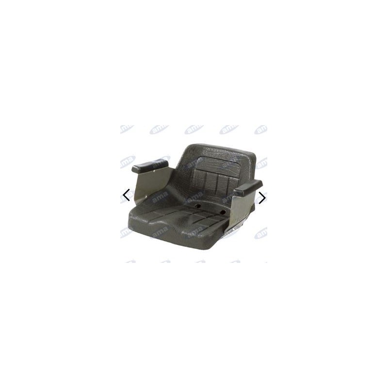 Unpainted seat with guides for farm tractor forklift 00319