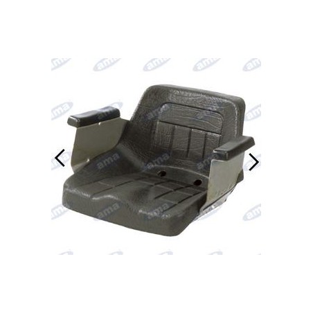 Siège non peint avec guides pour tracteur agricole chariot élévateur 00319 | Newgardenstore.eu