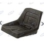 Unpainted seat with runners for farm tractor forklift