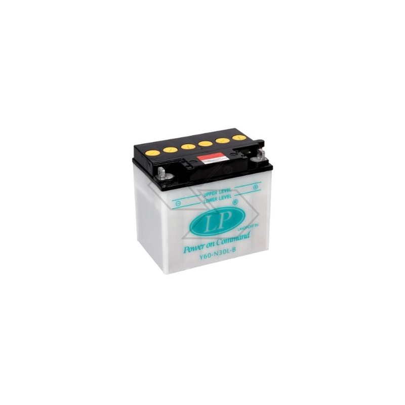 Elektrobatterie für verschiedene DRY-Modelle Y60-N30-B 30 Ah 12 V Pol + rechts
