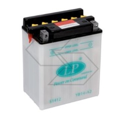 Batterie pour divers modèles DRY YB14-A2 14 Ah 12V Pole + gauche