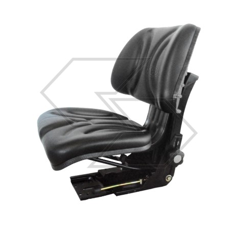 Standard black pvc seat for agricultural tractor | Newgardenstore.eu