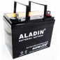 ALADIN 12V 28Ah hermetische Gel-Batterie rechts Pluspol für Rasentraktor