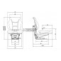 Siège homologué pour tracteur de pelouse avec ceintures fixes