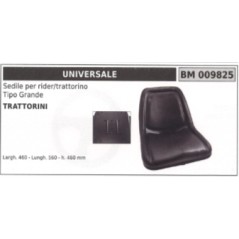 Sedile trattorino UNIVERSALE Rider larghezza 460 mm lunghezza 560 mm h. 460 mm | Newgardenstore.eu