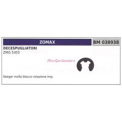 Seeger-Feder-Drehsicherung ZOMAX Bürstenmäher ZMG 5303 038938
