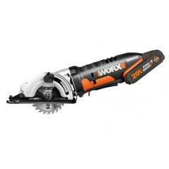 WORX WX527.2 20V compact circular saw with 2 Ah battery + rapid charger | Newgardenstore.eu