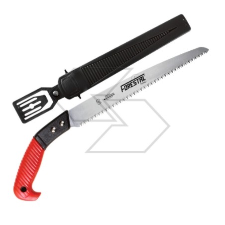 Scie d'élagage professionnelle fixe avec fourreau Forestal lame 240 mm | Newgardenstore.eu