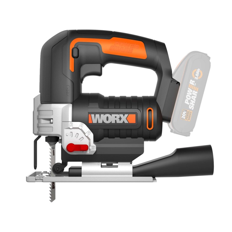 Seghetto alternativo WORX WX543.9 20 V senza batteria e caricatore