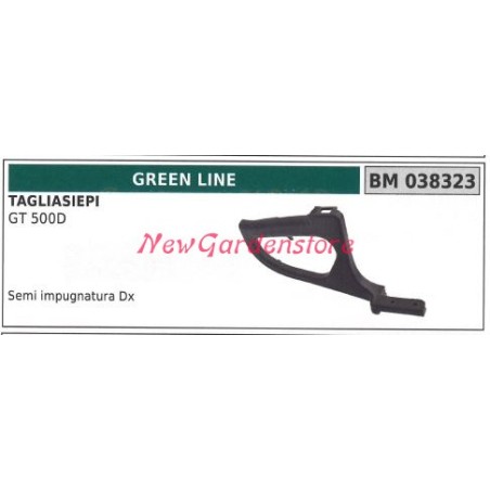 Semi impugnatura dx GREENLINE tagliasiepe GT 500D 038323 | Newgardenstore.eu