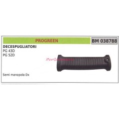 Semi manopola dx PROGREEN decespugliatore PG 43D 52D 038788