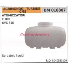 Réservoir de carburant AGRIMONDO moteur souffleur K 100 BMK 816 016807