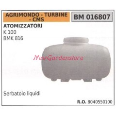 Serbatoio carburante AGRIMONDO motore atomizzatore K 100 BMK 816 016807 | Newgardenstore.eu