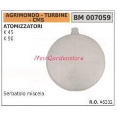 Réservoir de carburant AGRIMONDO K 45 90 moteur atomiseur 007059